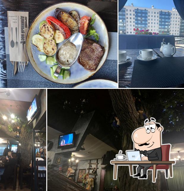 Посмотрите на внутренний интерьер "Длинный нос"