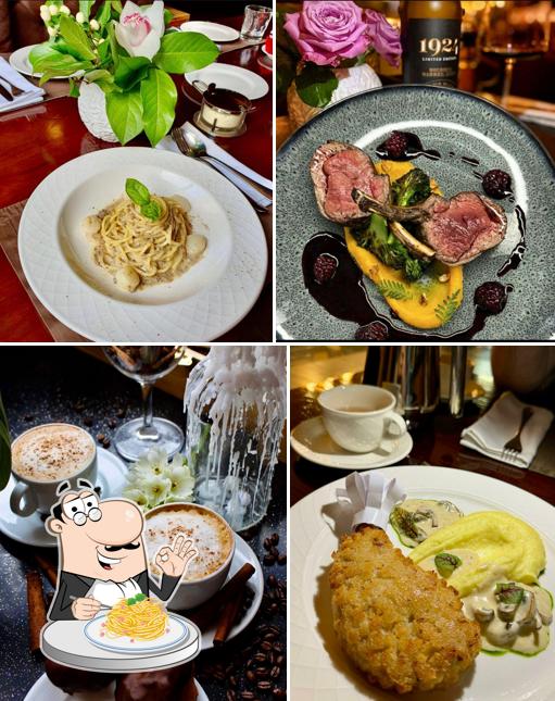 Паста карбонара в "Винотеррия"