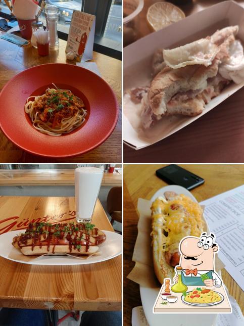 Еда в "Gunter's Немецкая сосисочная"