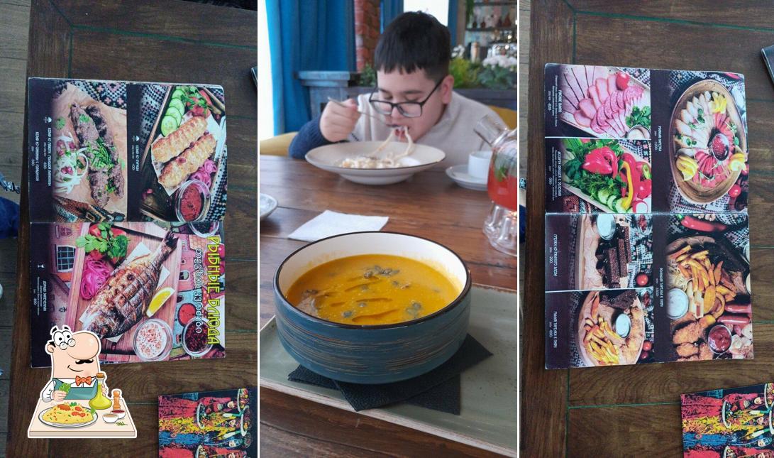 Еда в "Ресторане Цех"