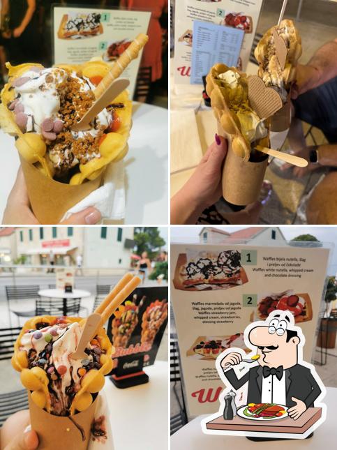 Ice cream box & bubble tea