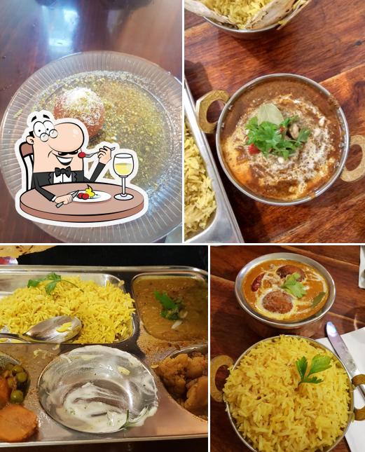 Thali Indian vegetarian