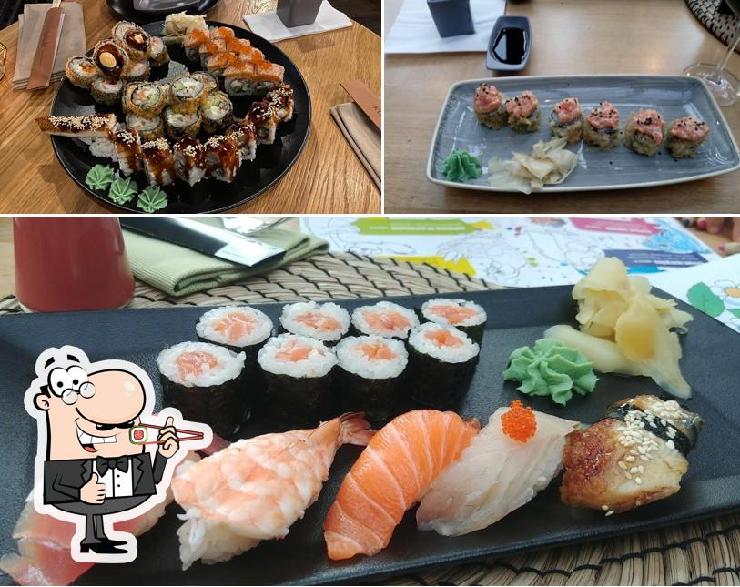 Закажите различные виды суши