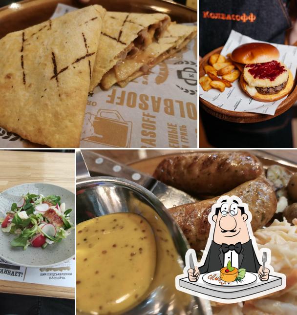 Еда в "Колбасоффе"