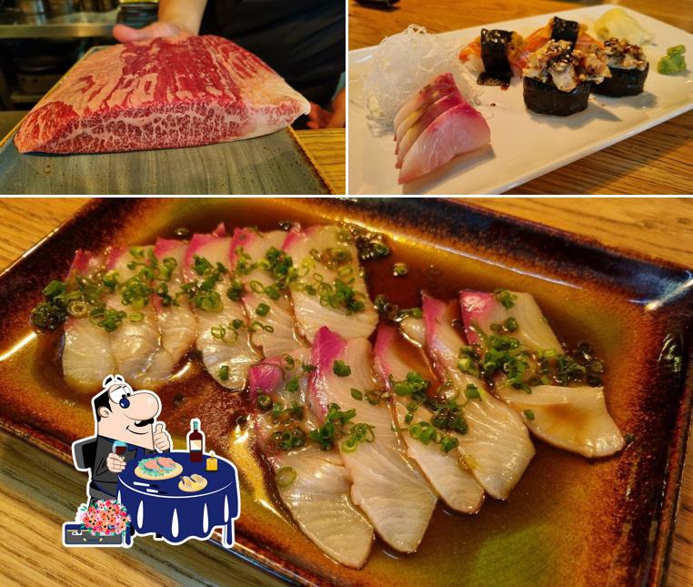 Сашими в "Косяк Sendai"