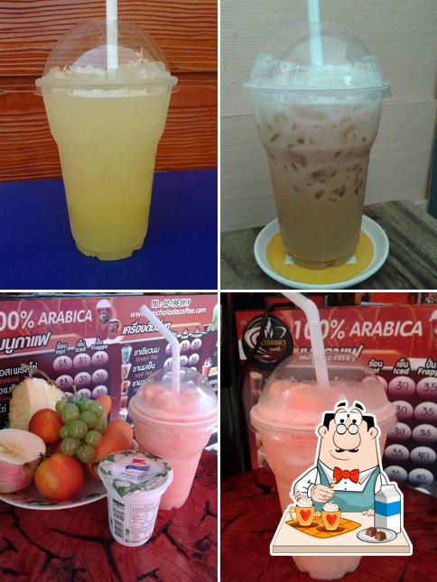 กาแฟสด &น้ำส้ม