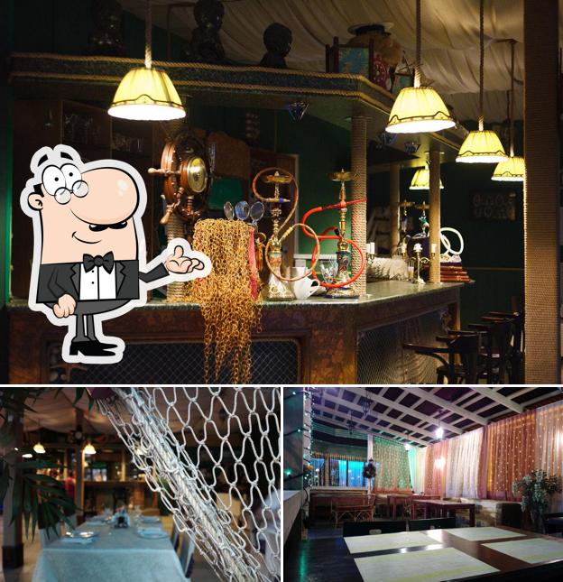 Помимо прочего, в Южная Гавань есть внутреннее оформление и барная стойка