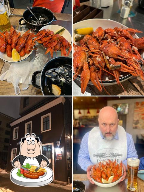 Еда в "Раковой на Петрогдрадке"