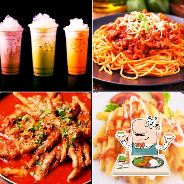 AR drinks and eats