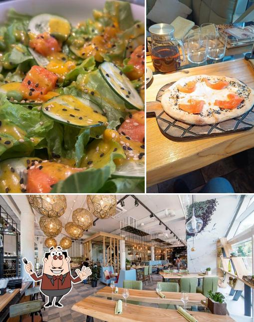 Еда и внутреннее оформление - все это можно увидеть на этой фотографии из Noisy Bar&Kitchen