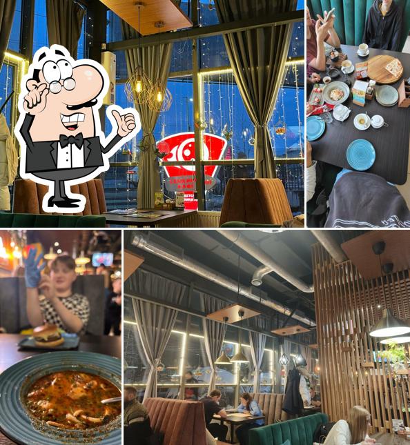 Интерьер "ПиццаФабрики"