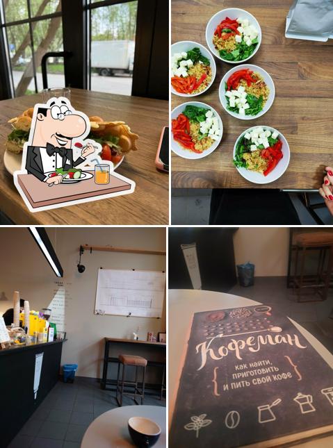 Еда и внутреннее оформление - все это можно увидеть на этом фото из Тюбик кофе