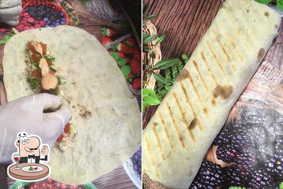Лаваш и мясо