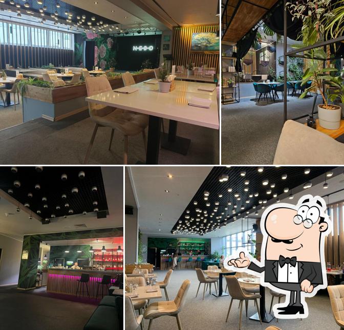 Посмотрите на внутренний интерьер "Гастрономический бар Небо"