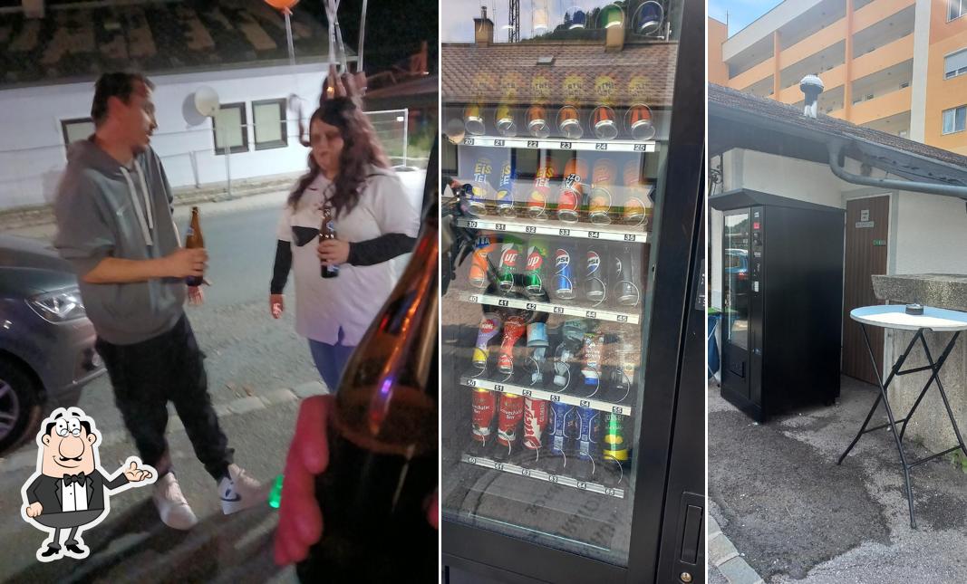 Getränkeautomat am Bahnhof