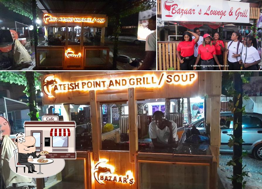 Bazaars catfish point and grill / soup