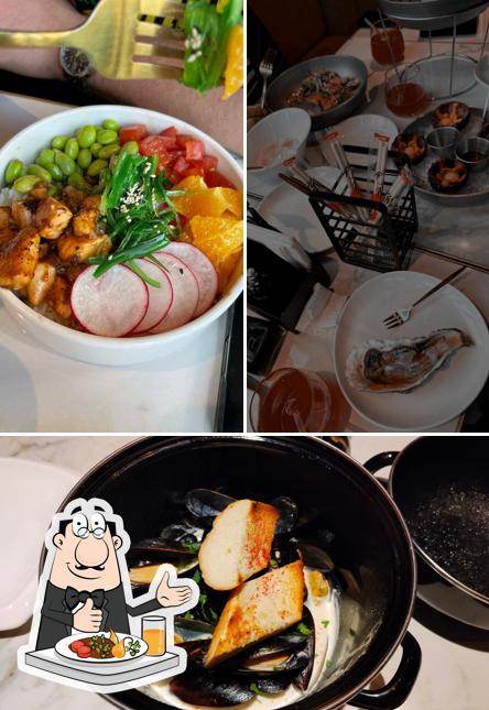 Еда в "Честная рыба"