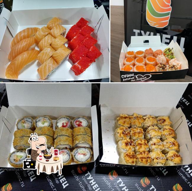 Еда в "Суши Тунец"