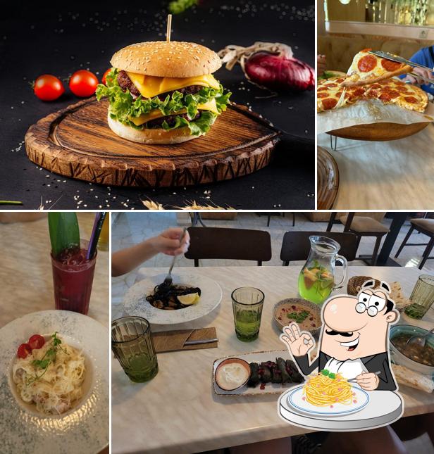 Паста карбонара в "У мангала"