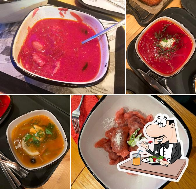 Блюда в "Тоне и ее пельмени"