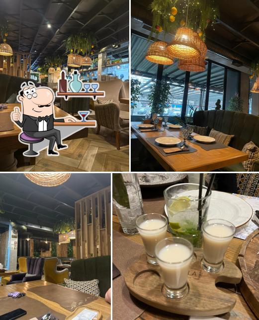 Посмотрите на внутренний интерьер "La Villa"