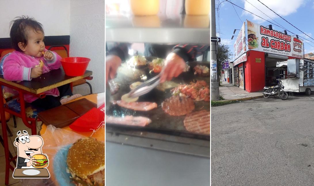 Me-gan hamburguesas al carbón