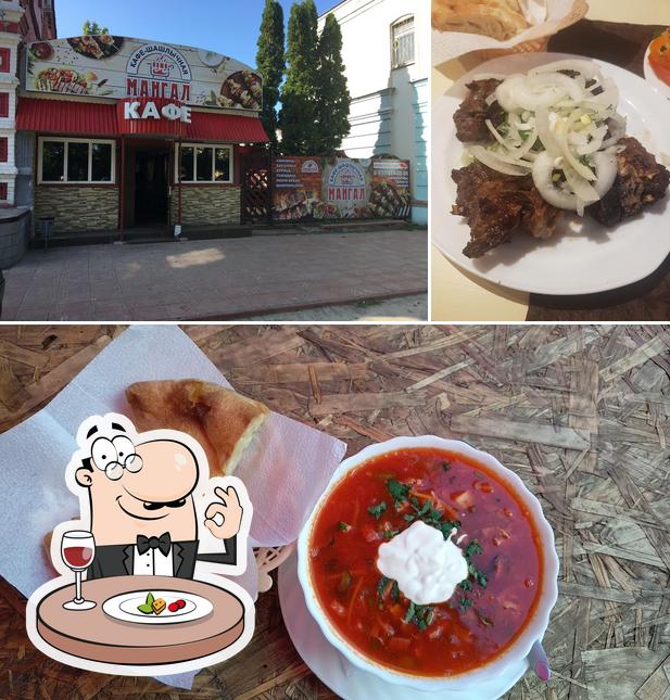 Блюда в "Шашлычном дворике"