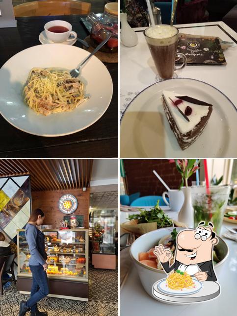 Паста карбонара в "Конфитюр"