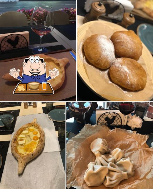 Еда в "Megobari"