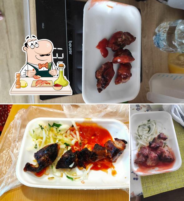 Мясо на углях