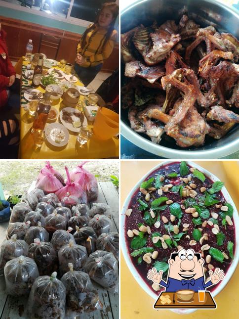 ຮ້ານອາຫານຟອງສະໜຸດສວນບອນເກົ່າຄາຮາໂອເກະປີ້ງເປັດແຊບ