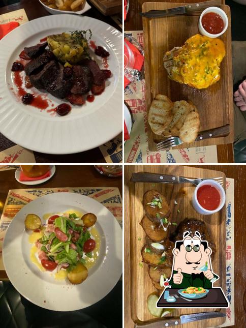 Еда в "Бульдоге"