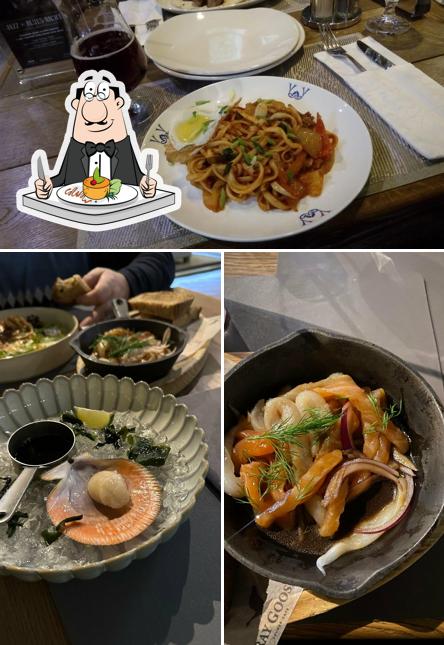 Еда в "Gray Goose"