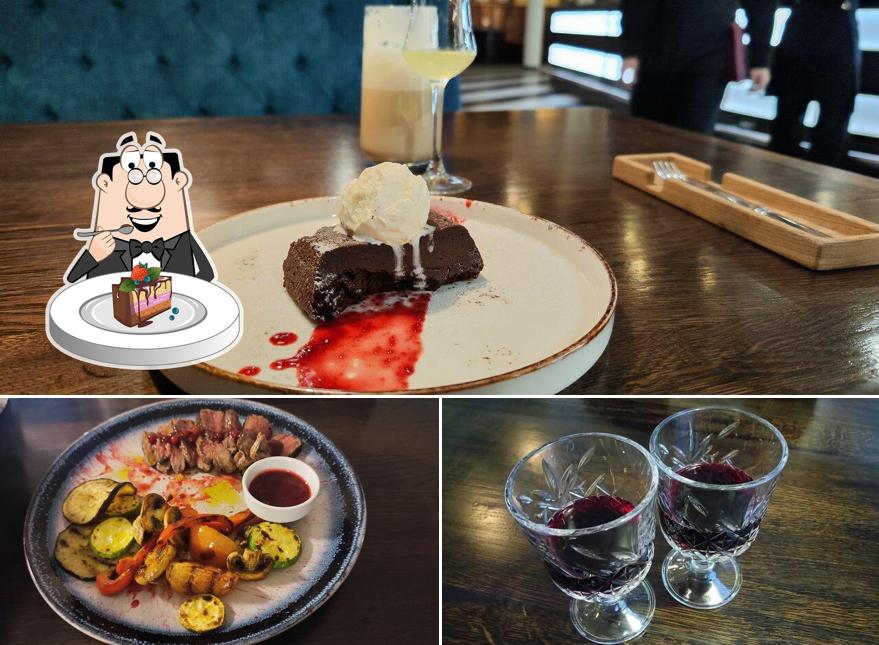 Шоколадный торт в "Мзиури"