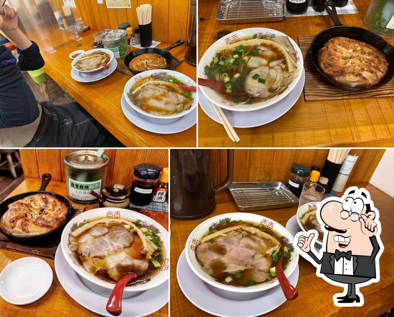 ギョーザ 中華そば ねぎとにんにく