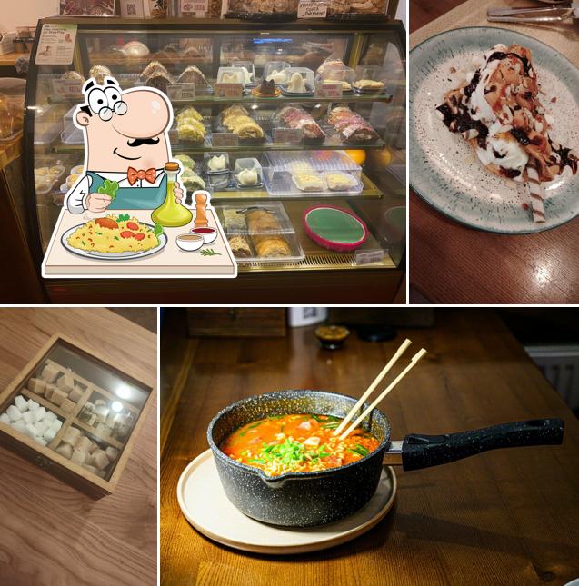 Еда в "Papuccinco"