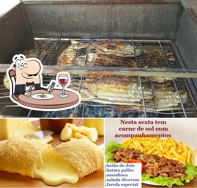 Peixe na brasa