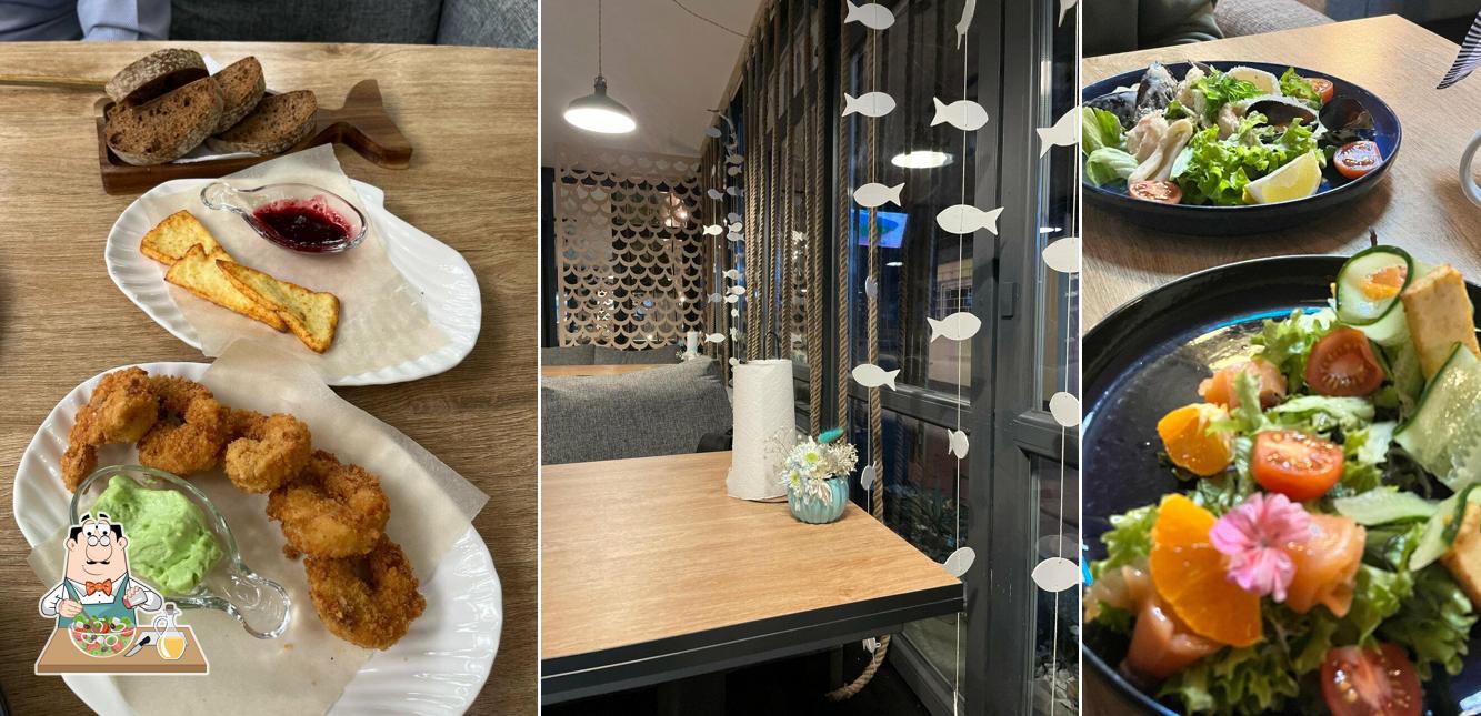 Греческий салат в "Рыба бар 2.0 Моа"