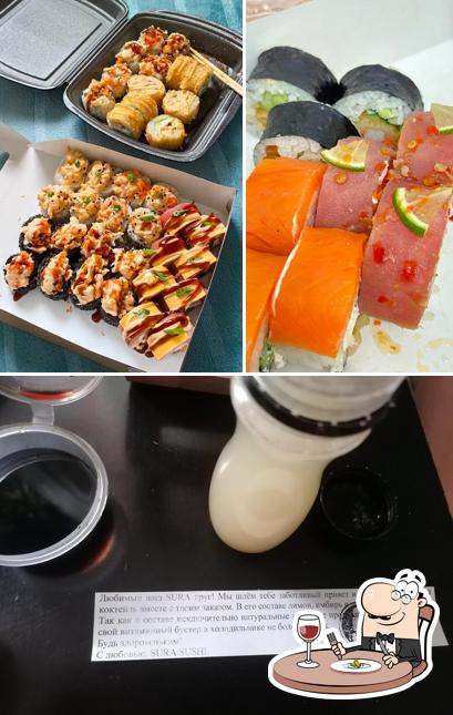 Еда и напитки в Сура Суши