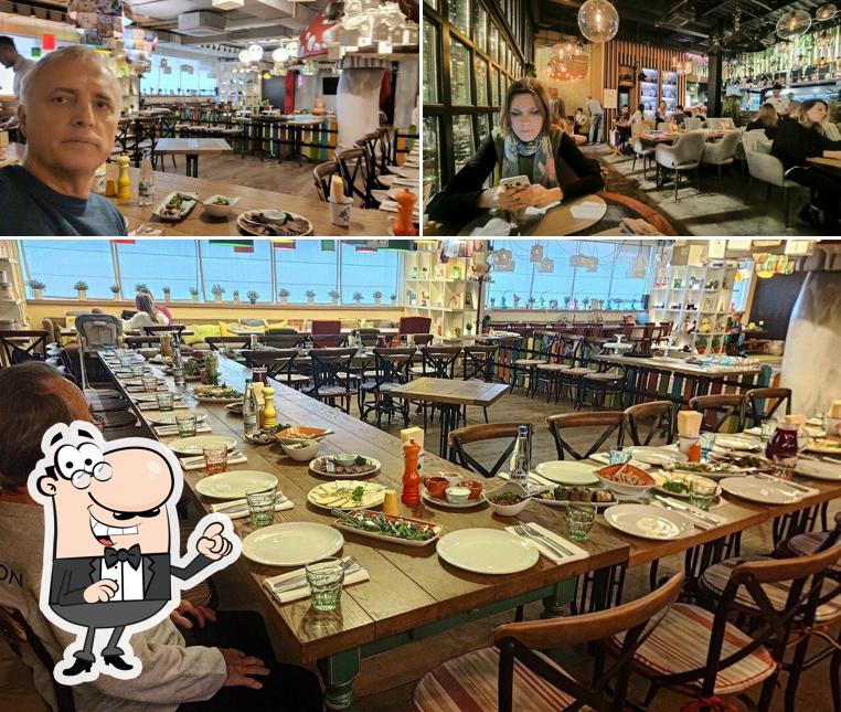 Посмотрите на внутренний интерьер "Кувшина"