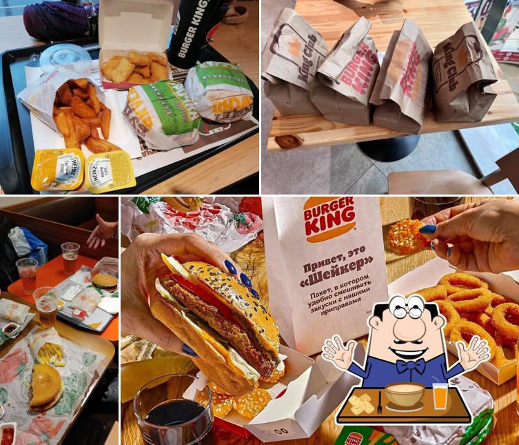 Еда в "Бургере Кинг"