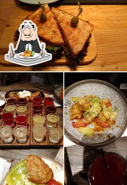 Еда в "Гиннессе Стейке Пабе"