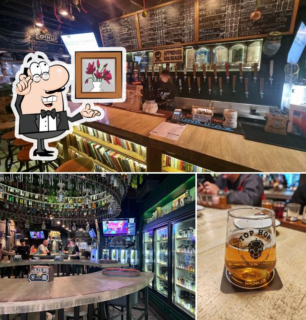 Посмотрите на внутренний интерьер "ТОПА ХОП"