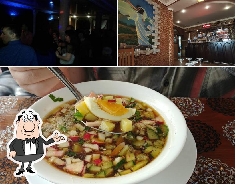 Помимо прочего, в Рай Ахтамар есть внутреннее оформление и еда