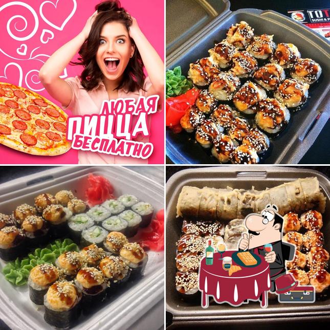 Вафли в "Тото суши и пицца"