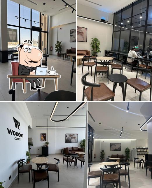 Wooden coffee