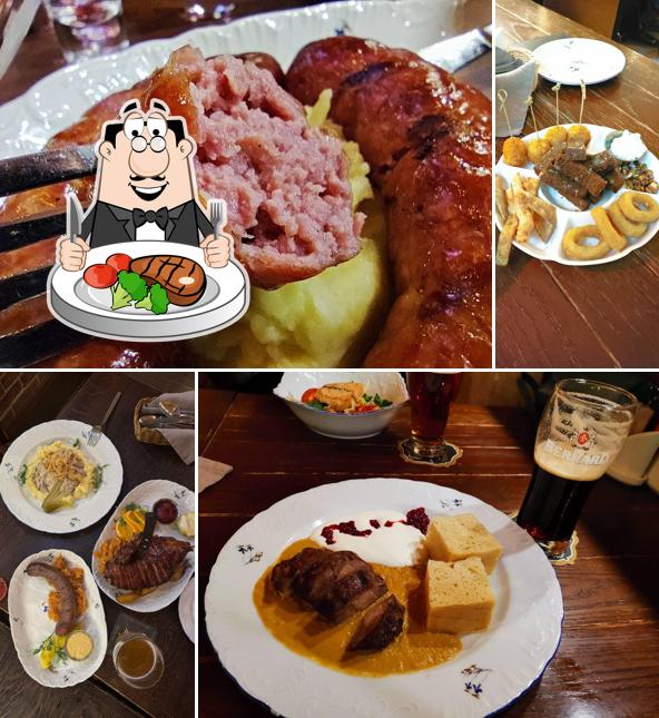 Стейк в "Подстреленной Гусыне"