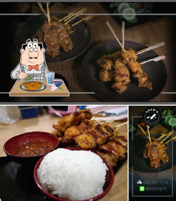 adam ไก่ปิ้ง&เนื้อปิ้ง
