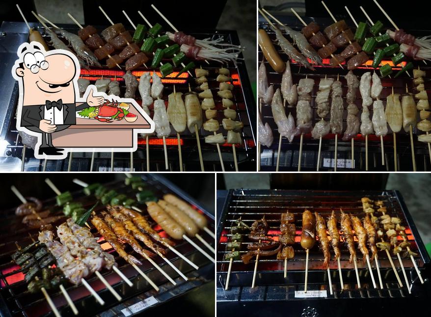 ปิ้งย่างหม่าล่า รสชาติบัดซบ ไม้ละ 5 บาท