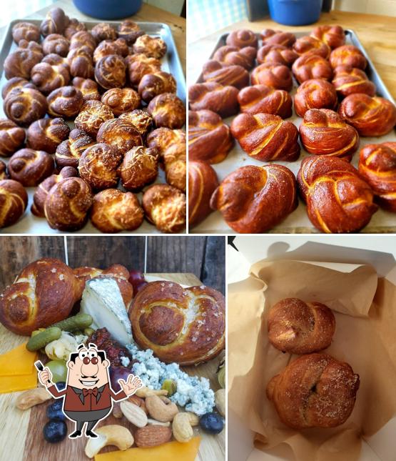 Wooden Petal Pretzel Parlor